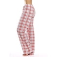 thumbnail image 1 of Pantalones de pijama para mujer Augper, pijama de algodón a cuadros, 1 of 5
