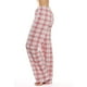 thumbnail image 1 of Pantalones de pijama para mujer Augper, pijama de algodón a cuadros, 1 of 5