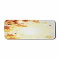 thumbnail image 1 of Autumn Computer Mouse Pad, Fall Season Composition with Flying Dried Maple Tree Foliage, Rectangle Non-Slip Rubber Mousepad Large, 31" x 12" Gaming Size, Pale Mustard Dark Orange, by Ambesonne, 1 of 2