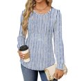 thumbnail image 2 of Fantaslook Pleated Blouses for Women Dressy Casual Long Sleeve Shirts Fall Tunic Tops, 2 of 9