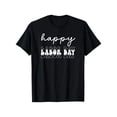 thumbnail image 1 of Happy labor T-Shirt Casual Round Neck Cotton Tee for Boys & Girls, Spring Summer Holiday Apparel Clothing, Durable Summer Clothing Best Gift for Boy Girl, 1 of 6