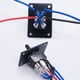 thumbnail image 4 of Methold Interruptor de Panel de interruptor de palanca momentáneo de 6 pines y 3 posiciones ABS con Panel/cables/tapa de fácil instalación Bombillas para automóviles, 4 of 6