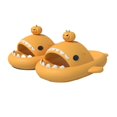 thumbnail image 1 of Sharkicks Basic - Tiger Figurine Shark Slides Yellow Shark Slides Slippers Super Soft Comfy Anti-slip, 1 of 4