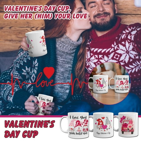 

MIARHB Valentine S Day Gift Mug Ceramic Home Decor Birthday Holiday Mug
