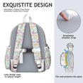 thumbnail image 5 of Pioneer Flower Backpack for School,Cute School Bag,Schoolbag with Adjustable Shoulder Straps & Padded Back,13.4"x11"x4.7", 5 of 6