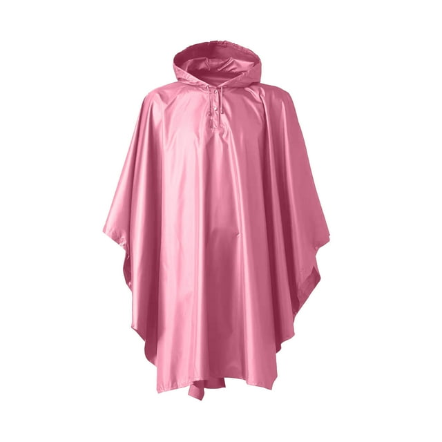 Soki Poncho de Pluie à Capuche avec Poche Imperméable Léger Unisexe pour Randonnée, Camping, Extérieur