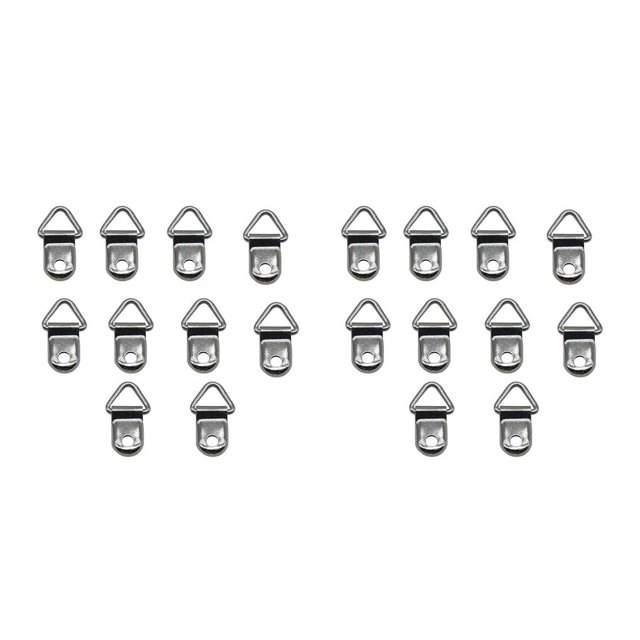Riwesomey 100 Uds. Trimark semicírculo de Metal con agujeros geométricos ganchos Simple colgante único suministro pintura al óleo foto espejo Type3 NO3