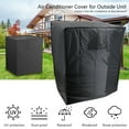 thumbnail image 4 of TABODD Outdoor Air Conditioner Cover Waterproof Dustproof Protective Cover Durable Duty Outdoor Square Air Condition Covers, 4 of 10