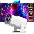 thumbnail image 1 of TEKXDD Proyector Port&aacute;til - Proyector 4K WiFi, Bluetooth 5.0 Mini Projector, Auto Keystone, 240ANSI, Proyectores Supporte con Phone/TV Stick/Box/USB Drive/PS5, 1 of 7