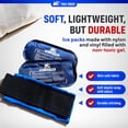 thumbnail image 2 of JJEAN-Ice Packs for Injuries Reusable (3-Piece Set) – Hot and Cold Ice Pack Therapy Gel Wrap Support – Supports Recovery, Joint and Muscle Pain – Knees, Back & More (3 Piece Set - Classic), 2 of 2
