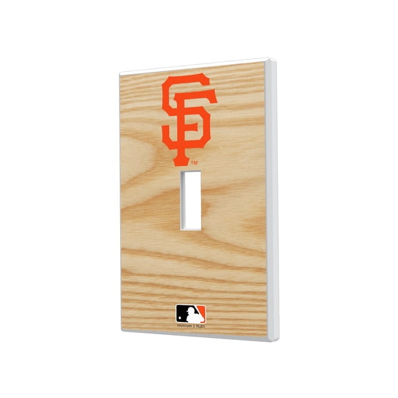 San Francisco Giants Baseball Bat Design Single Toggle Light Switch Plate