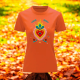 thumbnail image 3 of Playera Blusa De Corazon Con Ojo Turco Color Anaranjado Talla Mediana Marca Emil SaEs, 3 of 4