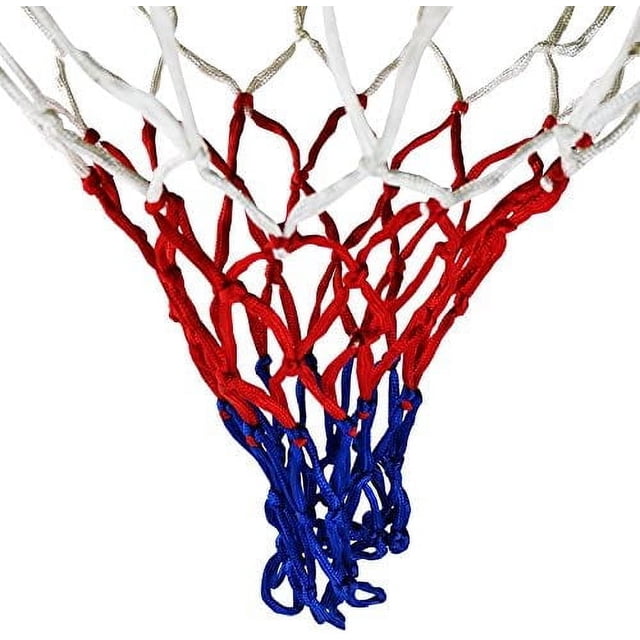 Professional Nylon Thick Thread Three Color Universal Basketball Net Mesh Replacement Heavy Duty Outdoor Net
