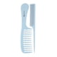 thumbnail image 4 of Juego de peines para seccionamiento de dientes finos para desenredar dientes anchos de peluquería de salón de 2 piezas Azul Yuyangstore peine de desenredado de dientes anchos, 4 of 8