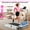 White + ABS + Rubber + Steel (Q235), variant on Foldable Treadmill with Handle Bar & Incline, 2 in 1 Upgrade Portable Under Desk Walking Pad and Vibration Pad with Remote Control for Home Office Small Spaces, White