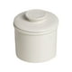 thumbnail image 1 of Contenedor de mantequilla Naiovety microondas de almacenamiento práctico portátil y sellado de cerámica Cocina y Comedor blanco, 1 of 6