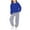 Blue 1, variant on BLVB Toddler Boys Girls Clothes 2 Piece Fashion Fall Outfits Oversize Pullover Sweatshirt and Sweatpant Kids Jogger Sweatsuit Sets with Pockets