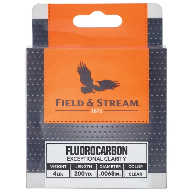 Field & Stream Angler Fluorocarbon Fishing Line Clear
