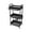 Black 3 Tier With Drawer, variant on Slim Rolling Storage Cart 4 Tier Organizer Mobile Shelving Unit Utility Cart Tower Rack for Kitchen Bathroom Laundry Narrow Places, (Black)