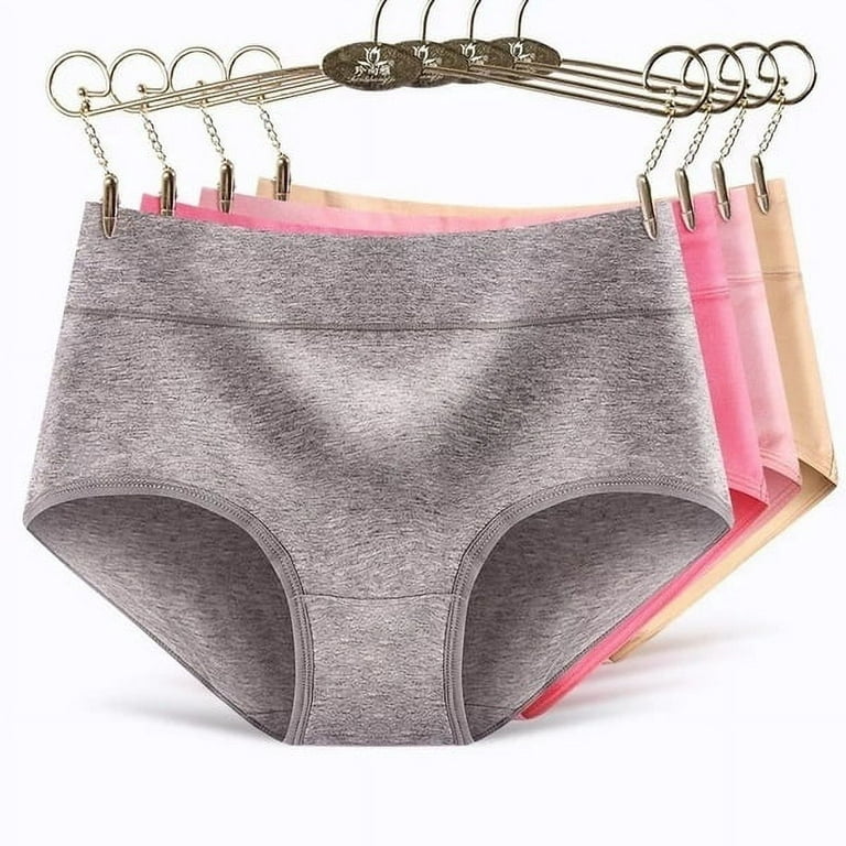 FallSweet 3Pcs/Lot Women's Cotton Briefs Female Underwear High Waist Panties  Plus Size Ladies Underpanties Intimate Lingerie - AliExpress