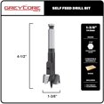 thumbnail image 2 of Tools Self-Feed Drill Bit – Single-Cutter Self Feed Drill 1-3/8 Inch – Professional Boring Drill Bits for Woodworking – Aggressive Feed Screw Thread for Fast and Smooth Drilling, 2 of 6