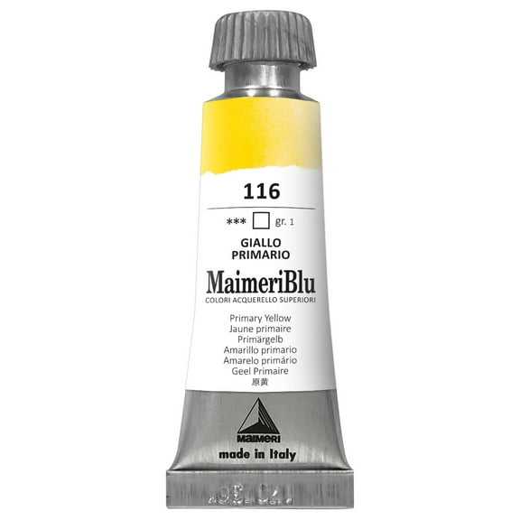 MaimeriBlu Superior Watercolor Paint 12ml-Primary Yellow