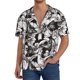 thumbnail image 1 of Fotbe Lilies Flowers Camisa Estampada de Manga Corta para Hombre, Casual de Verano, Estilo Playero, Sin Arrugas-X-Large, 1 of 5