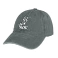 thumbnail image 7 of Let Them Gray Hat Adjustable Funny Fashion Unisex Baseball Cap for Men Women, 7 of 7