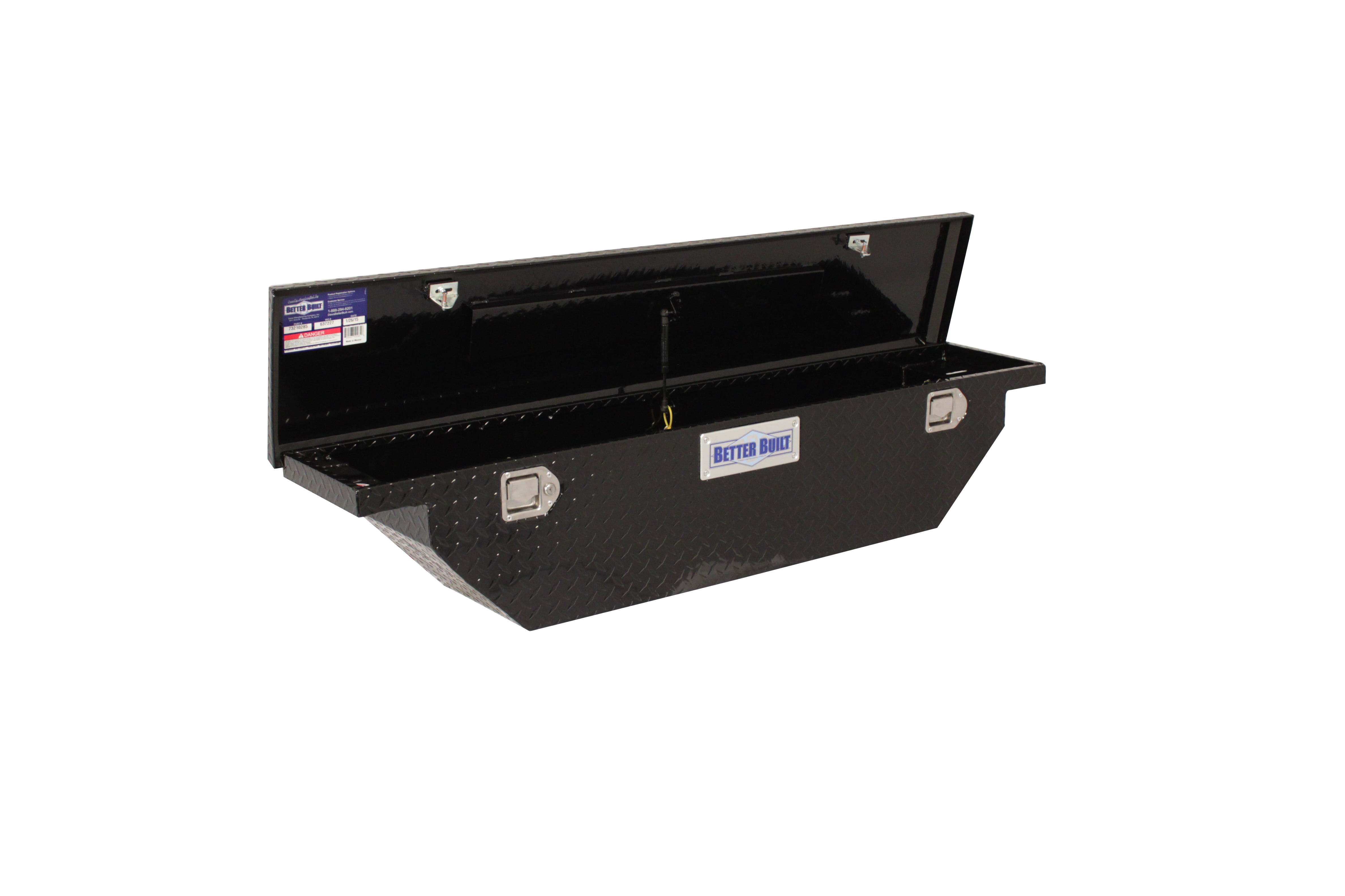 Truck Tool Box Slimline Low Profile Visibility Truck Bed Strut Locking Crossover