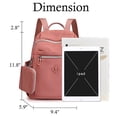 thumbnail image 3 of POINTERTECK Sac à Dos pour Femmes Sac à Main Mode Designer Dames Voyage Collège Petit Sac à Dos Décontracté Bleu, 3 of 8