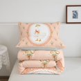 thumbnail image 5 of Manfei Cartoon Goose Animal Full Size Comforter Sets,Rustic Floral Botanical Bedding Comforter Set,Light Gray Reversible,3pcs,1 Comforter and 2 Pillowcases, 5 of 7