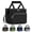 Black, variant on Holuxer Insulated Lunch Box for Men, Tactical Lunch bag for Women Lunch Cooler Bags with Adjustable Shoulder Strap - Reusable Waterproof Leakproof Large Lunchbox for Work Picnic School, Black