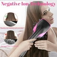 thumbnail image 4 of Hair Dryer Brush Blow Dryer Brush in One,3 in 1 One Step Hair Dryer and Styler,Negative Ion Hair Straightener Hot Air Styling Tool for Straightening Drying Smoothing, 4 of 7