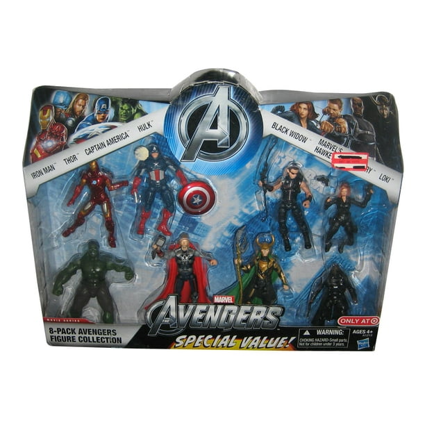 Marvel The Avengers 8Pack Movie Collection Target Exclusive Figure Set