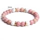 thumbnail image 2 of Pulseras de cuentas de ansiedad para mujer, joyería, pulsera de cristal de piedra curativa, alivio del estrés, cuentas de yoga, pulseras de chakras, regalos para mujeres, rosa, 2 of 5