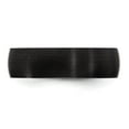 thumbnail image 4 of Edward Mirell Titanium Black Ti Domed Textured Lines 6mm Band, 4 of 8