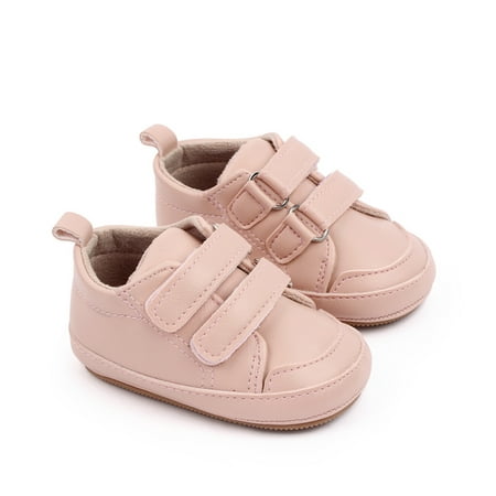 

Infant Baby Boys Girls Moccasins Sneakers Shoes PU Leather Soft Rubber Sole Anti-slip Toddler First Walkers Prewalker Crib Shoes