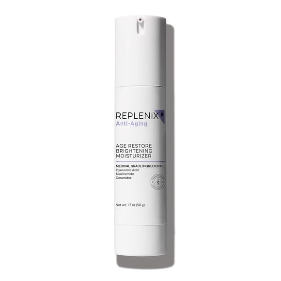 Crema hidratante Replenix Age Restore Brightening 50 ml con ácido hialurónico, niacinamida y ceramidas