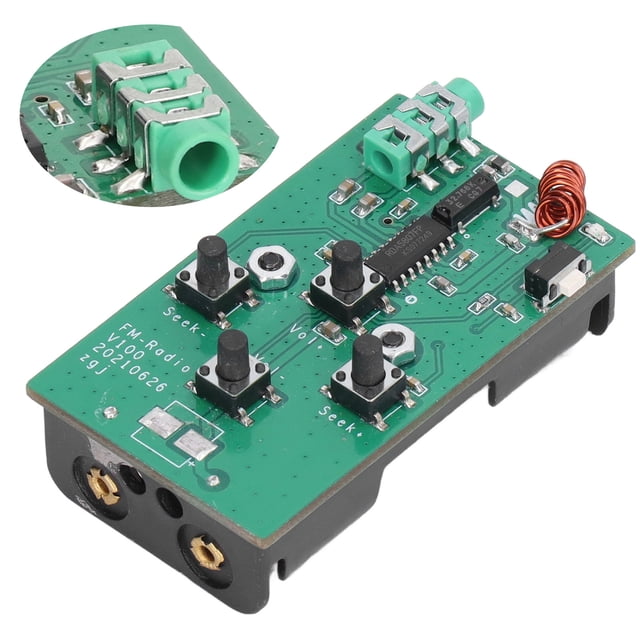 Placa Receptora De Radio ANGGREK Módulo De Radio FM Con Batería 88-108MHz