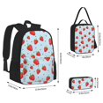 thumbnail image 2 of Fotbe Strawberry Set Escolar 3 en 1 para Niños - Mochila Duradera con Lonchera Aislante y Estuche para Lápices - Mochila Escolar para Niños y Niñas, 2 of 7