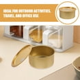 thumbnail image 2 of WEUVEB 5pcs Airtight Metal Cans With Lids Aluminum Container For Office Use And Travel, 2 of 8