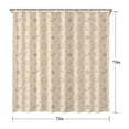 thumbnail image 5 of Beige Sun Moon Planet Star Pattern Shower Curtain 72"x72" ,Bathroom Decorative Shower Curtains Set with 12 Hooks,Modern Waterproof Washable Shower Curtain, 5 of 6