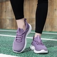 thumbnail image 7 of Rumpra Women Step-In Slip On Walking Sneakers, Hands-Free No-Bend Design, Breathable Knit Lightweight Shoes, Cushioned EVA Non-Slip Outsole for Work & Daily Wear, 7 of 7