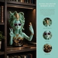 thumbnail image 3 of Selfie Medusa Bust Statue 12 Inch Resin Figurine for Tabletop Bookshelf Bedroom Office, 3 of 10