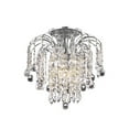 thumbnail image 2 of Living District Addison 3-Light Transitional Metal Flush Mount in Gold, 2 of 2