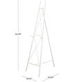 thumbnail image 5 of DecMode 16" x 54" White Metal Tall Adjustable Floor 2 Tier Easel, 1-Piece, 5 of 14