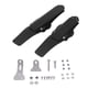 thumbnail image 3 of Kit de guardabarros para bicicletas de aleación de aluminio a prueba de lluvia en la parte delantera trasera del guardabarros para bicicletas plegables de 2 piezas, adecuado para dahong K3 P8 D5, 3 of 10