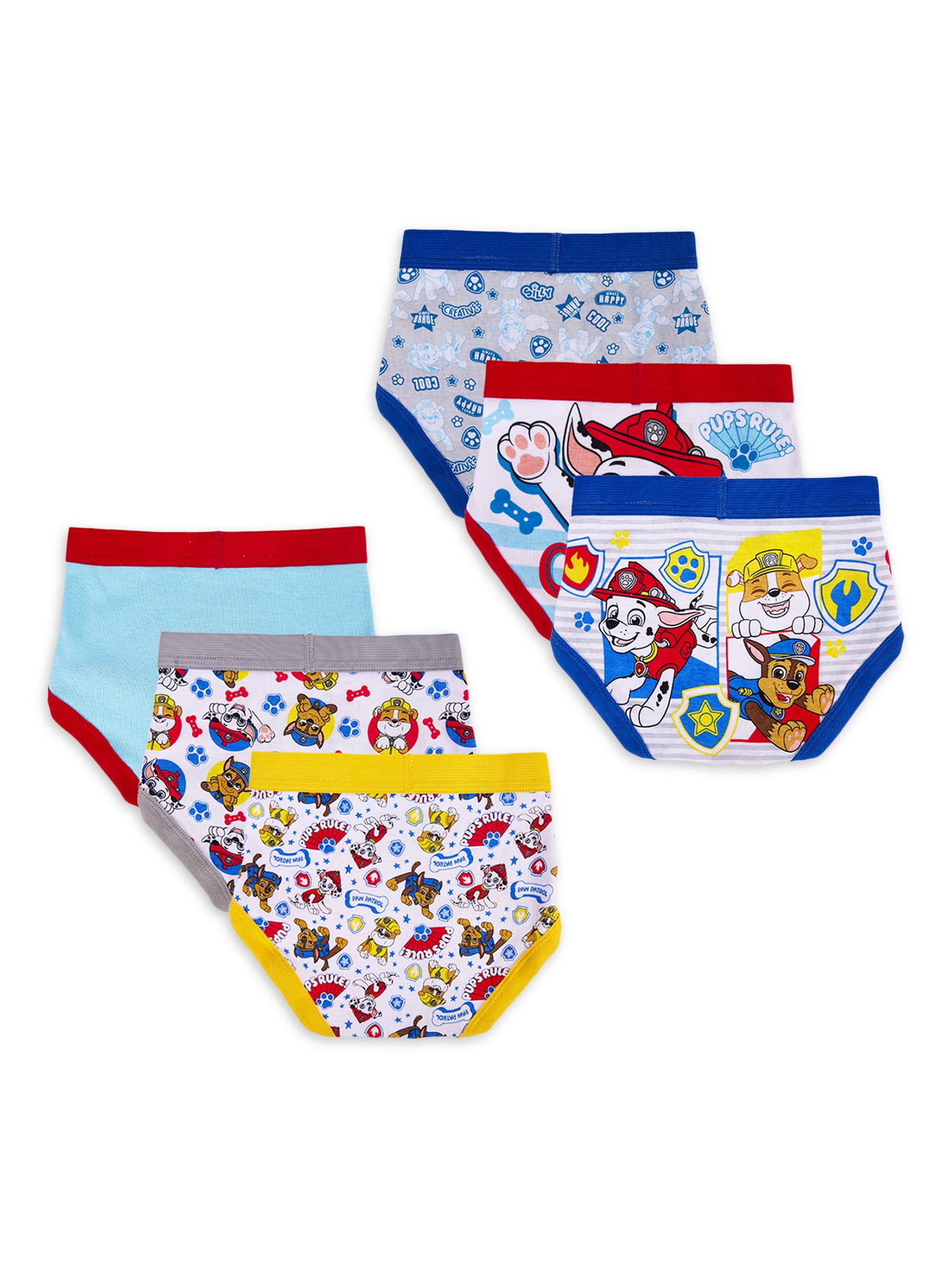 Paw Patrol Toddler Boys Brief Underwear, 7-Pack (Size: 2T-3T / 4T