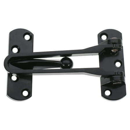 Sturdy Zinc Alloy Security Door Lock for Home Black Elegant Design Practical Swing Bar Lock