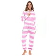 thumbnail image 6 of Unisex Sleepwear Adult Jumpsuit for Women One Piece Pajamas Ladies Non Footed Union Suit Pajamas, 6 of 7